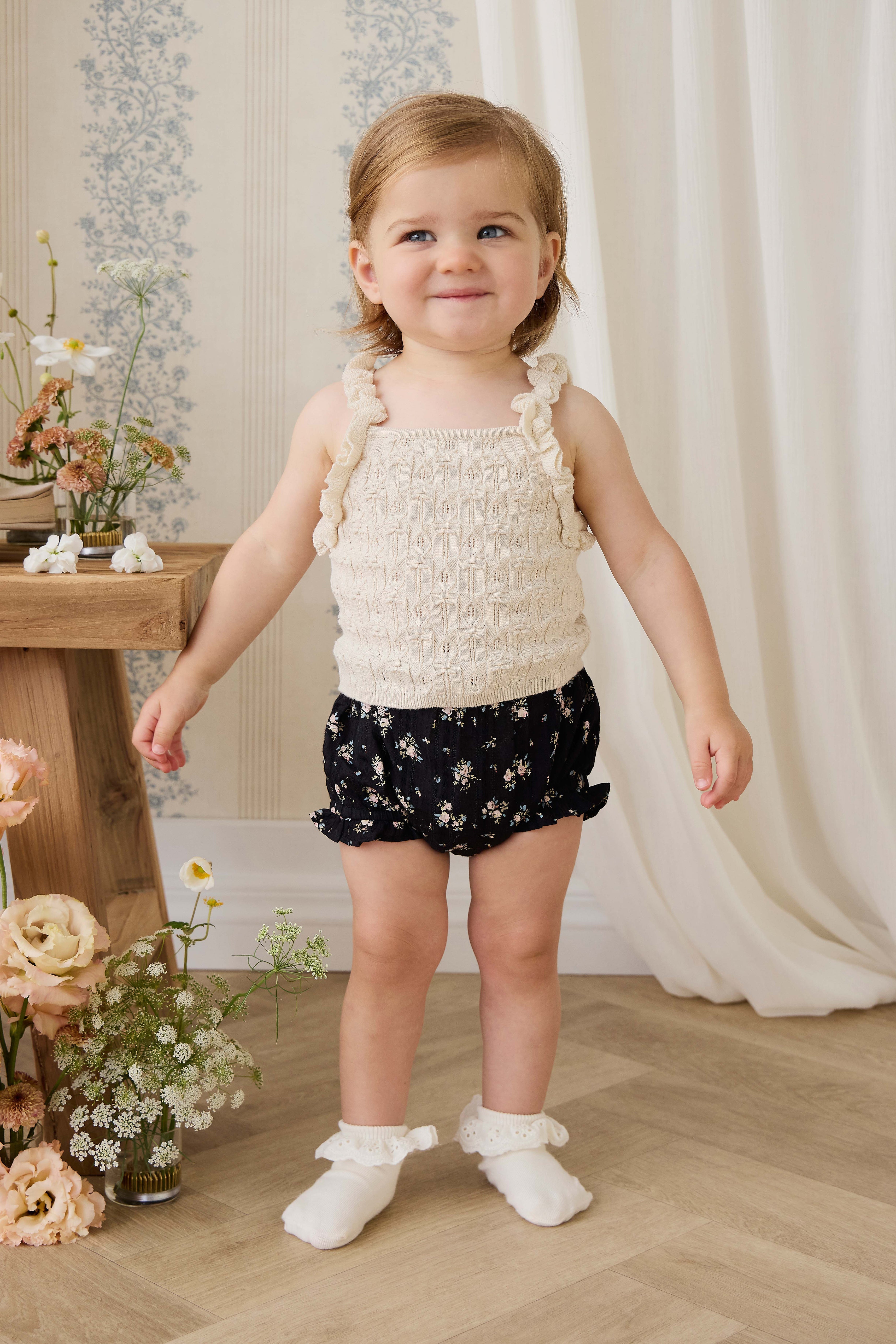 Organic Cotton Frill Bloomer