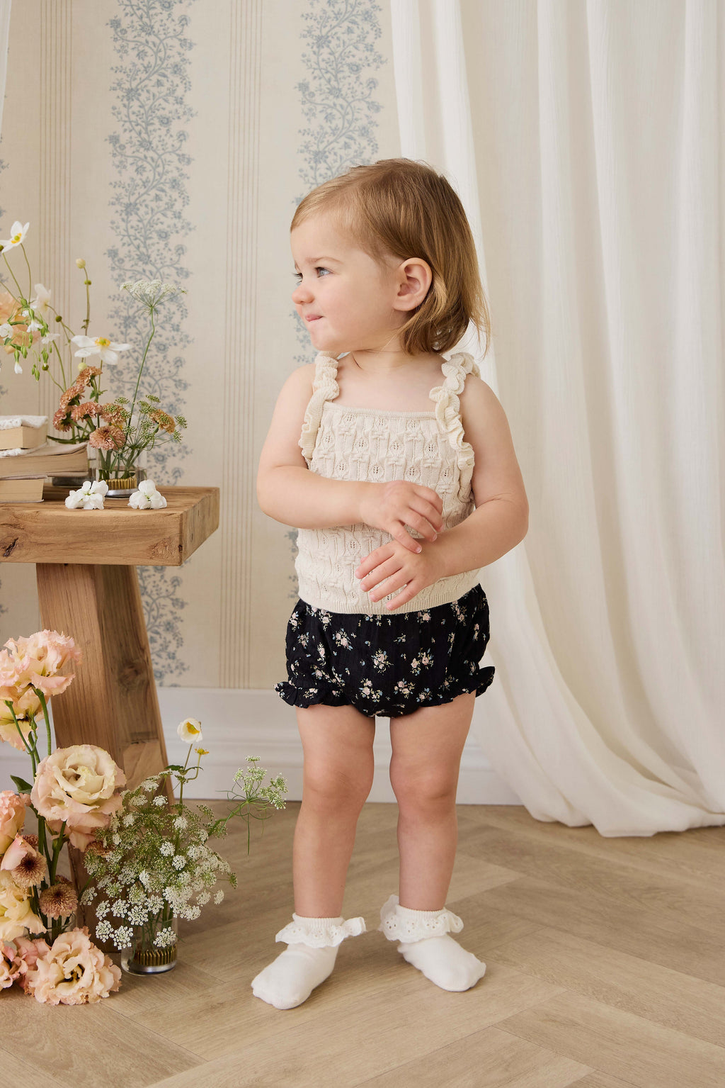 Organic Cotton Frill Bloomer