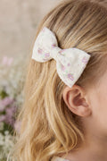 Organic Cotton Bow - Lilac