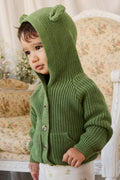 Bear Cardigan - Matcha