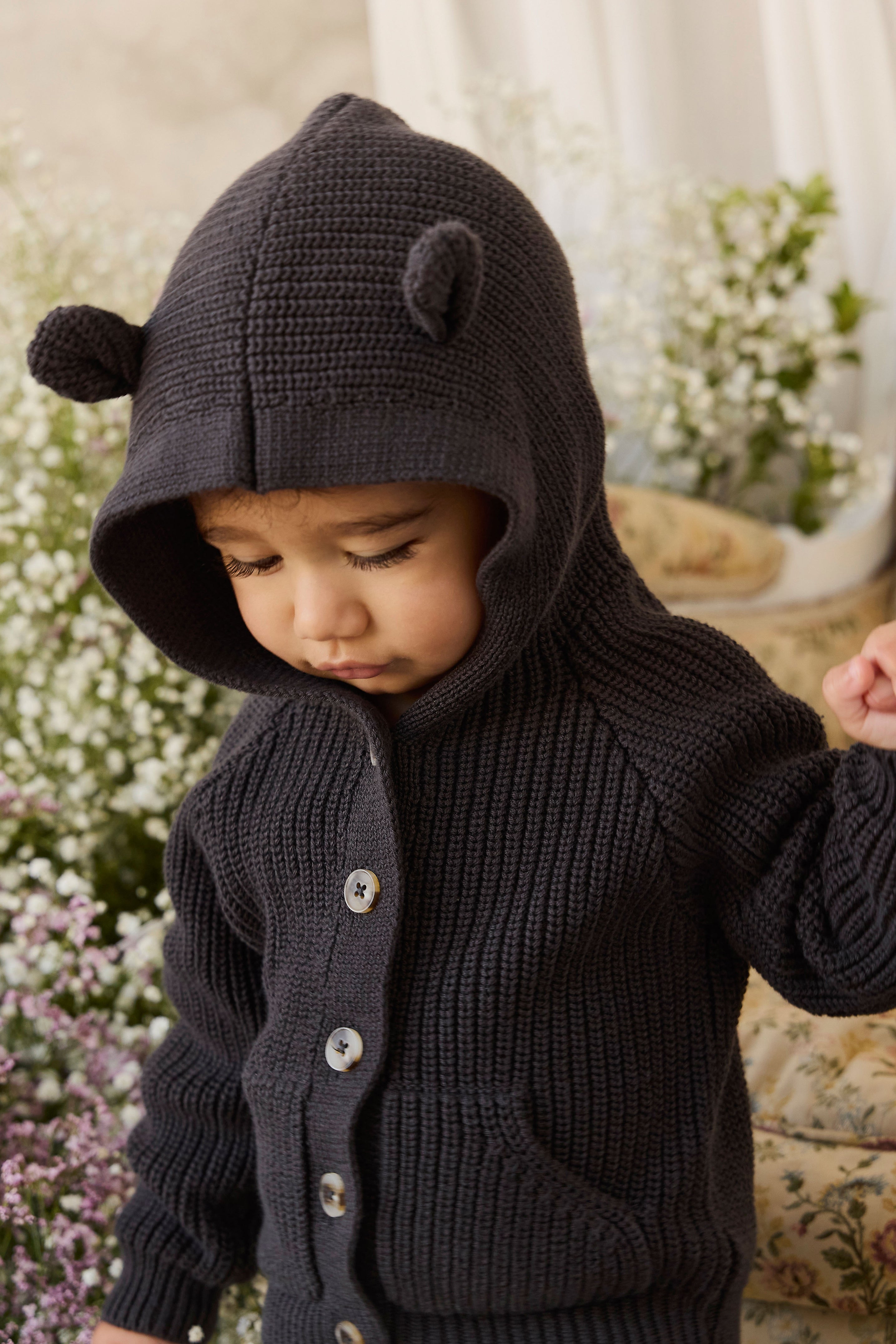 Bear Cardigan - Comet