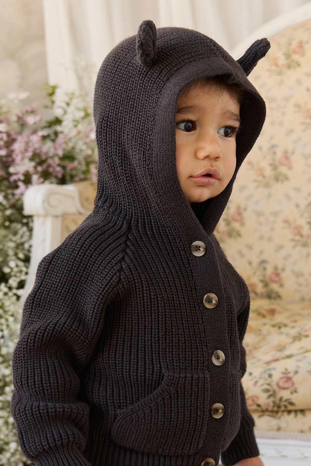 Bear Cardigan - Comet
