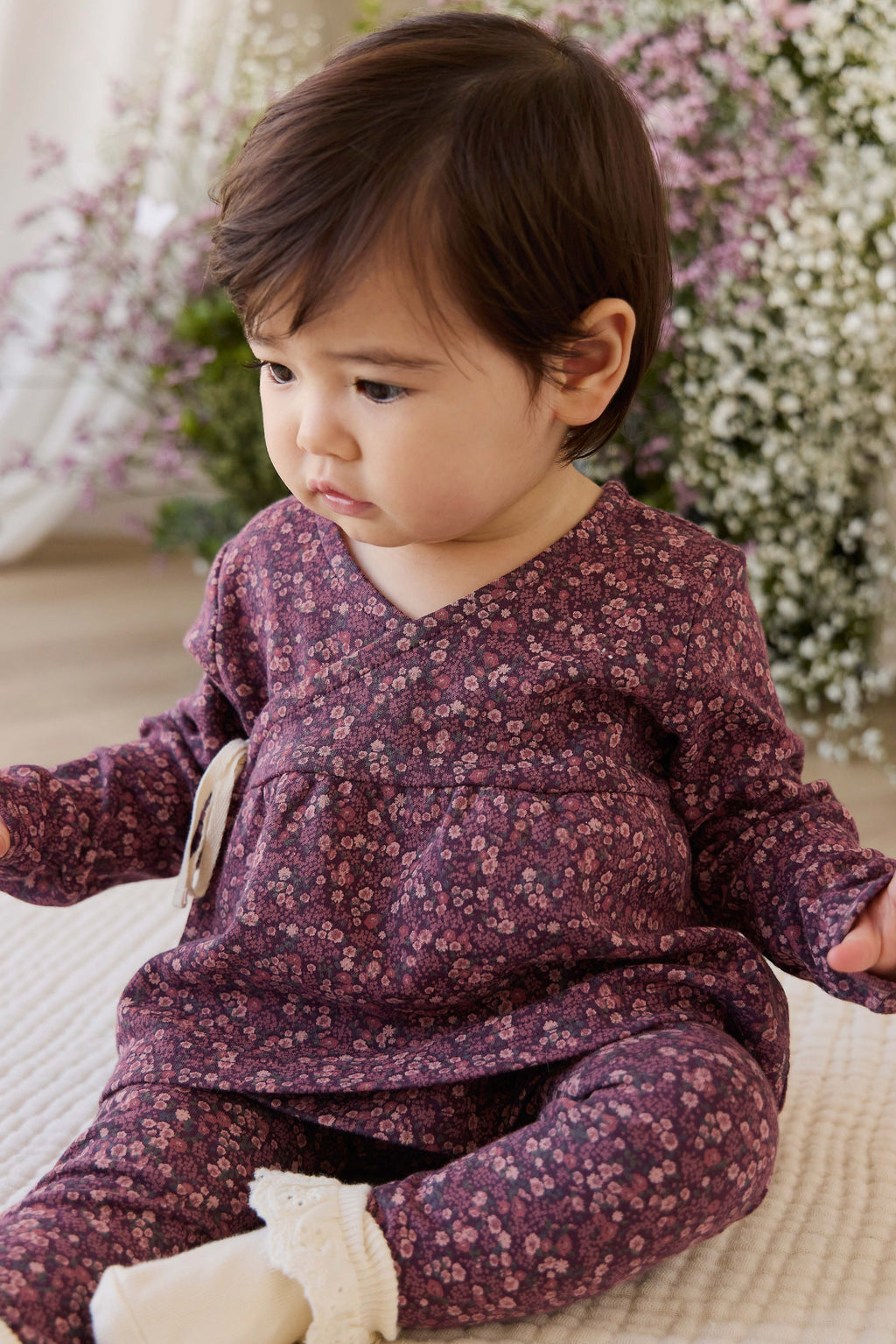 Organic Cotton Wrap Top