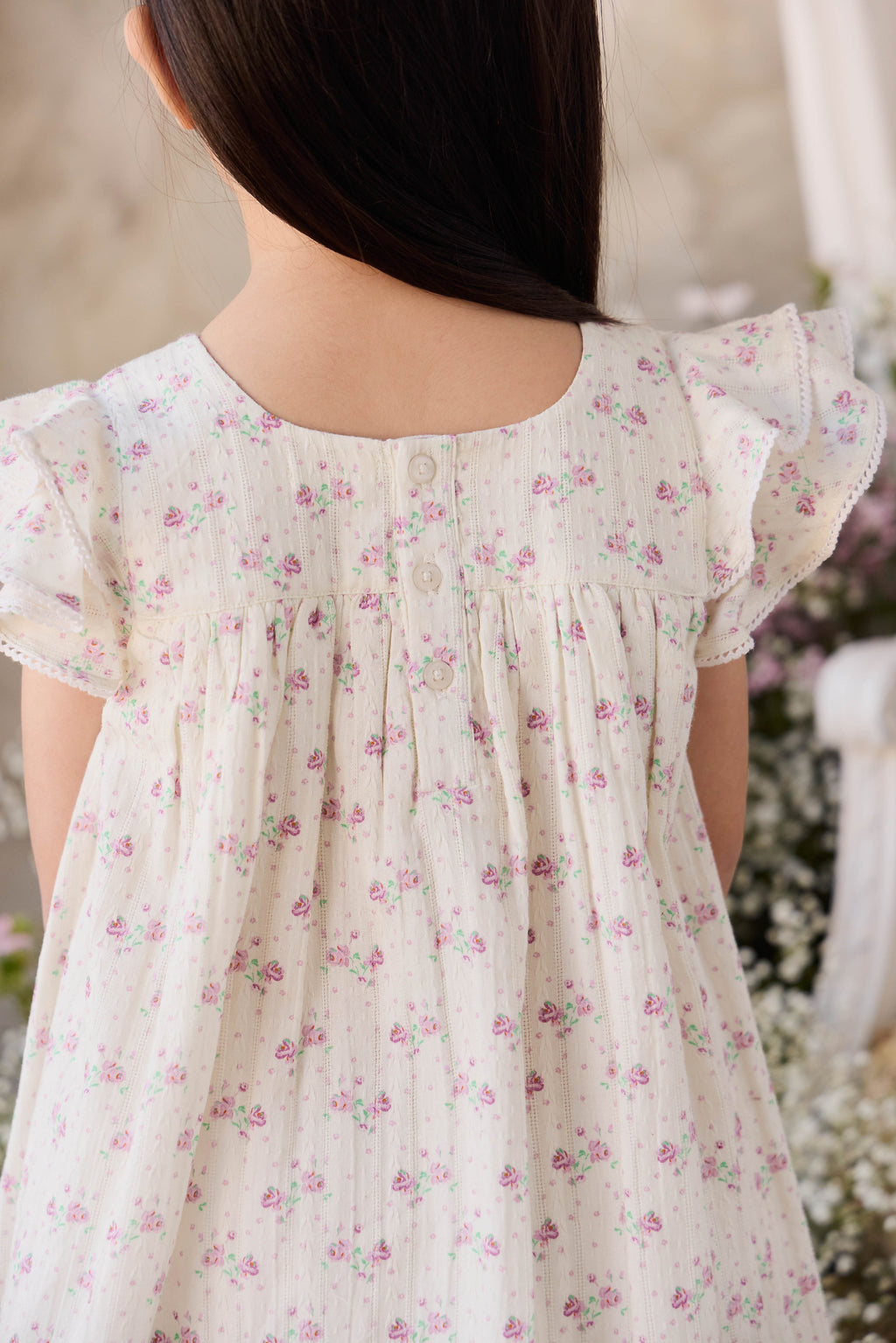 Organic Cotton Dress - Lilac