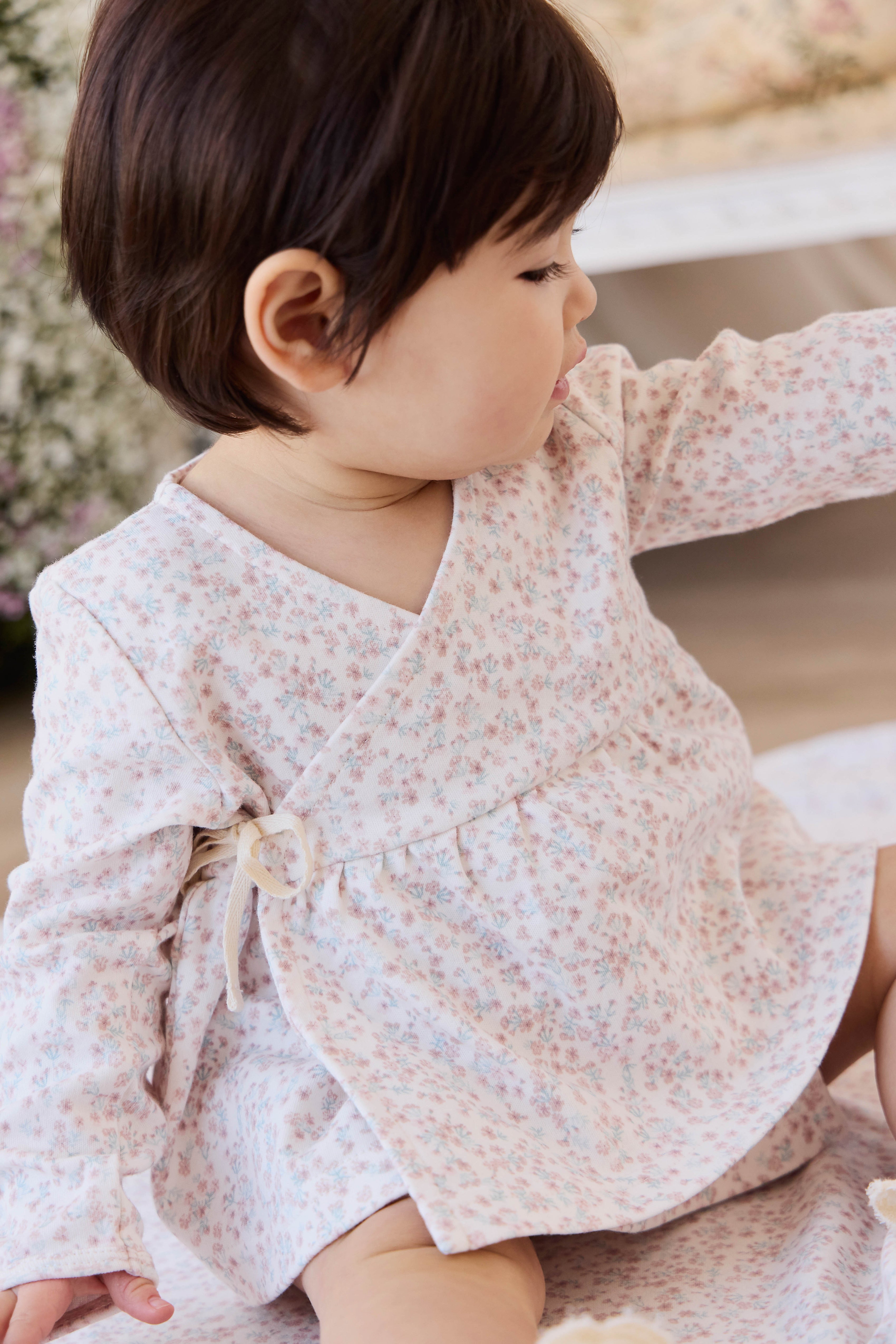 Organic Cotton Wrap Top