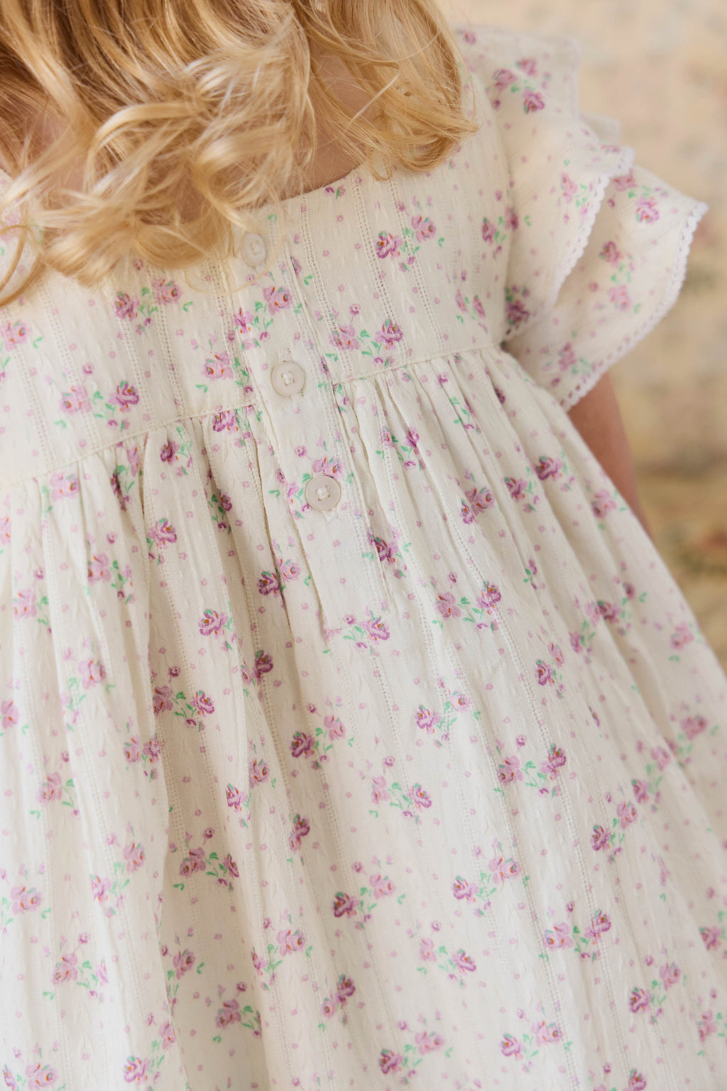 Organic Cotton Dress - Lilac