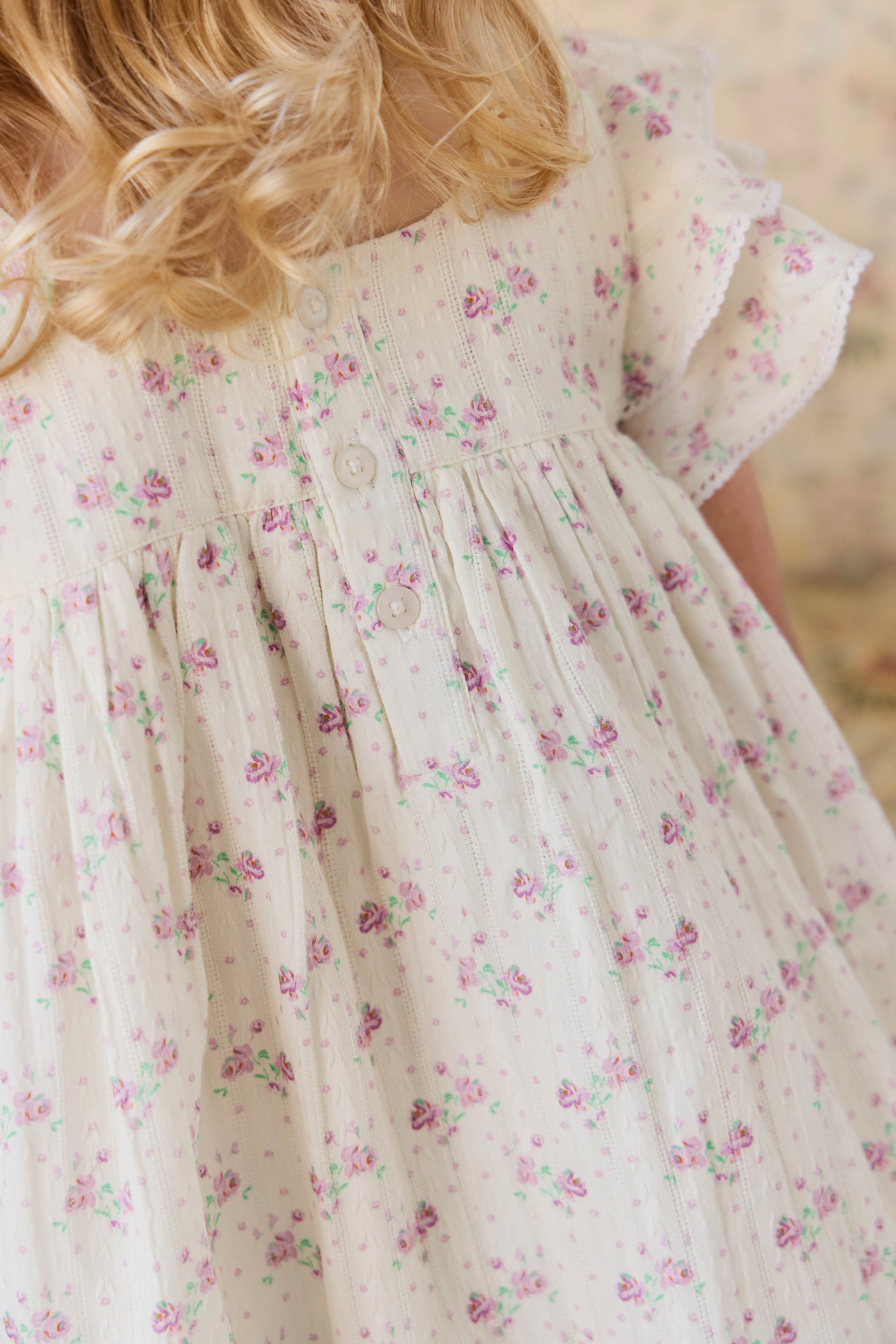 Organic Cotton Dress - Lilac