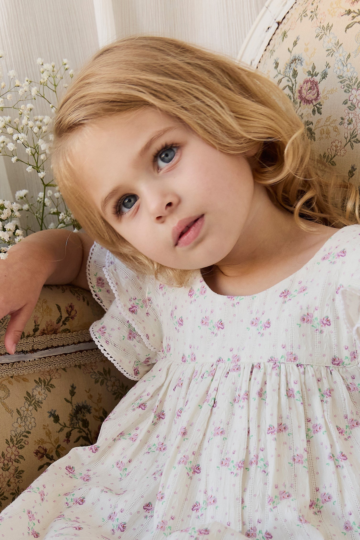 Organic Cotton Dress - Lilac