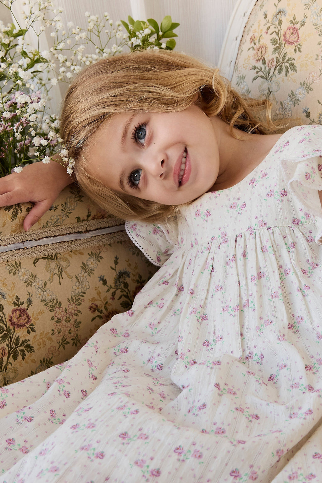 Organic Cotton Dress - Lilac