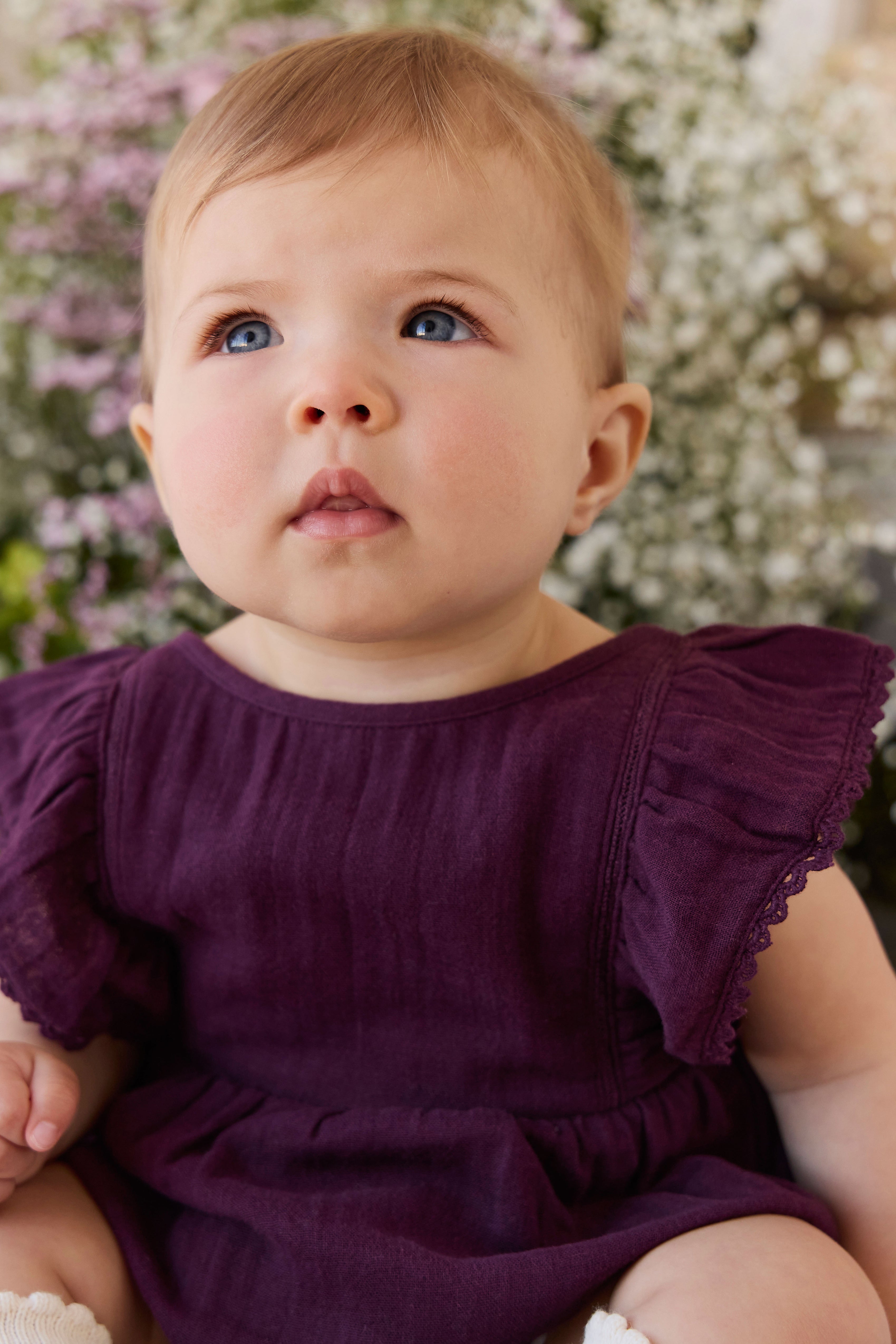 Organic Cotton Muslin Playsuit - Fig