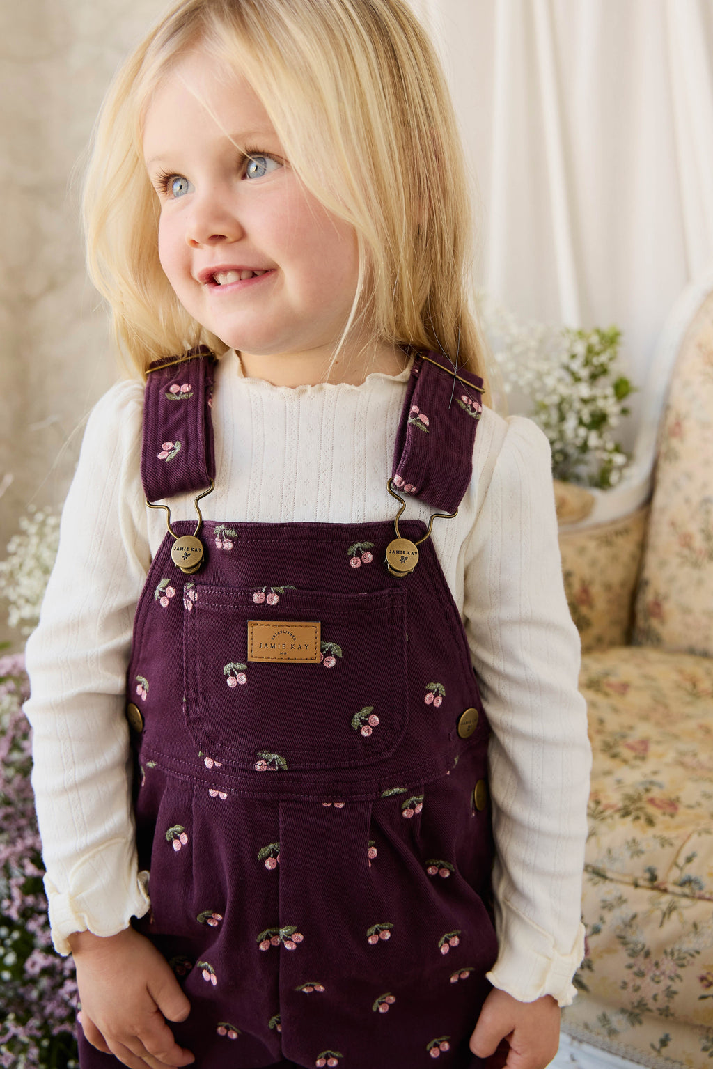 Organic Cotton Pointelle Top - Parchment