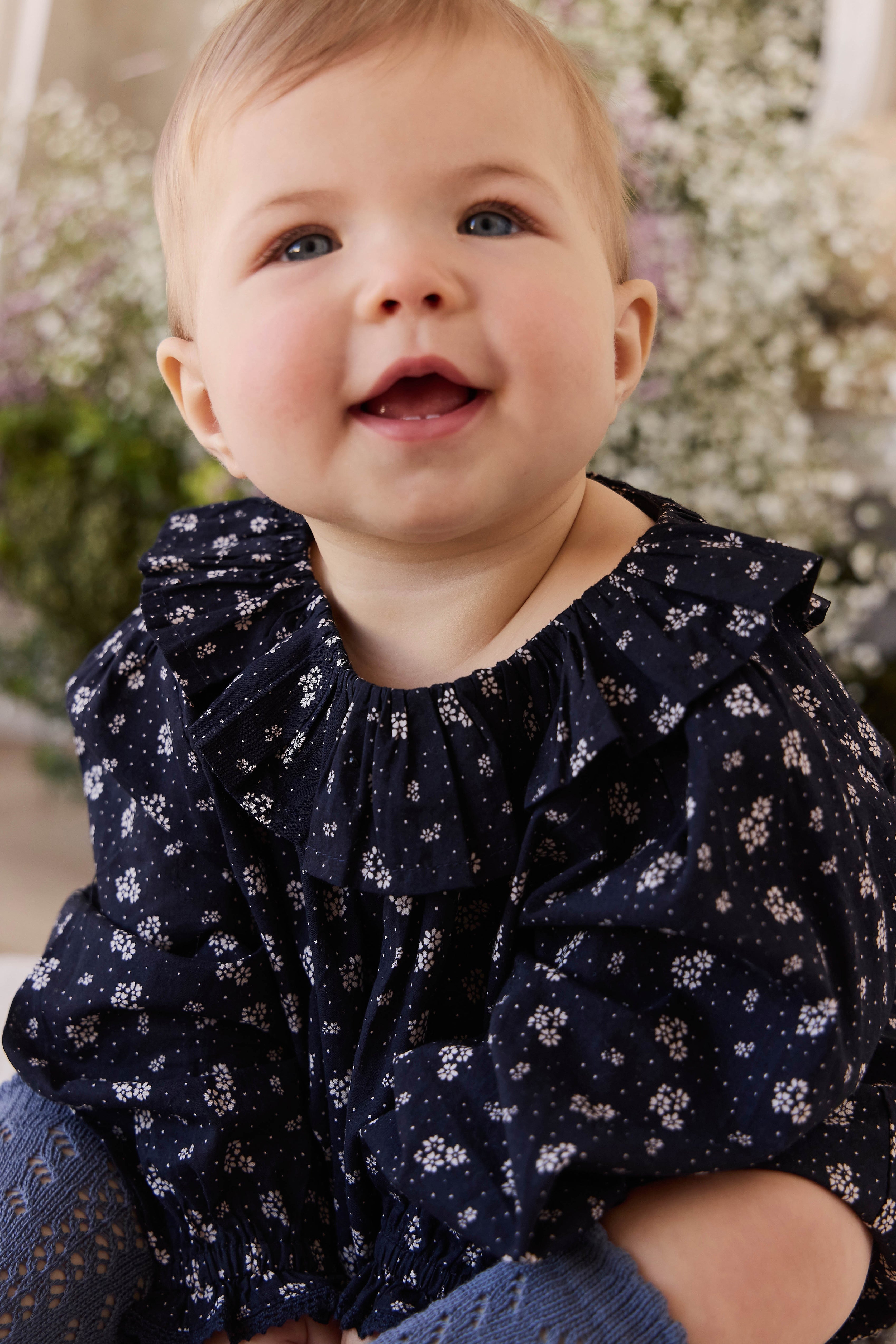 Organic Cotton Top - Maisie Navy