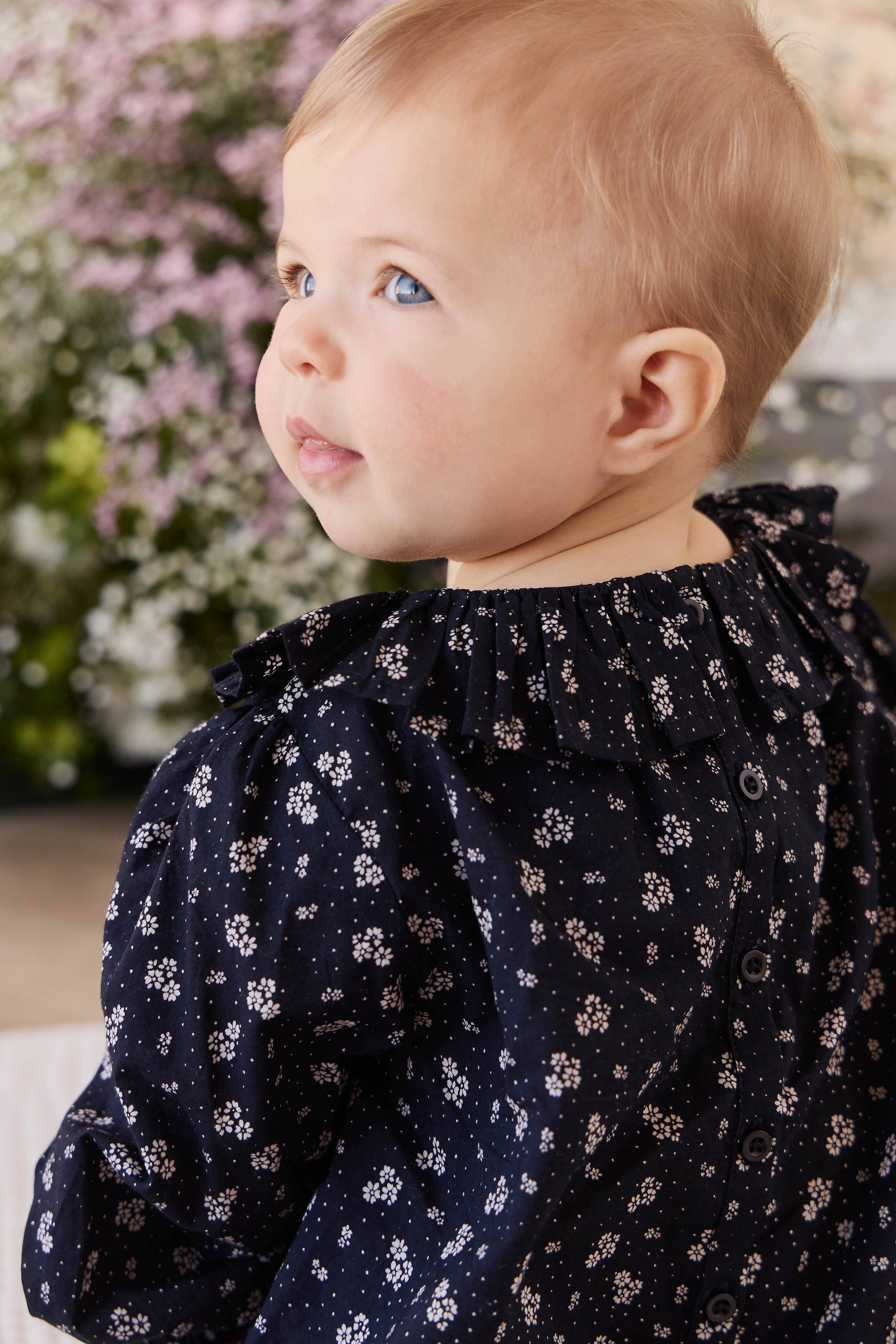 Organic Cotton Top - Maisie Navy