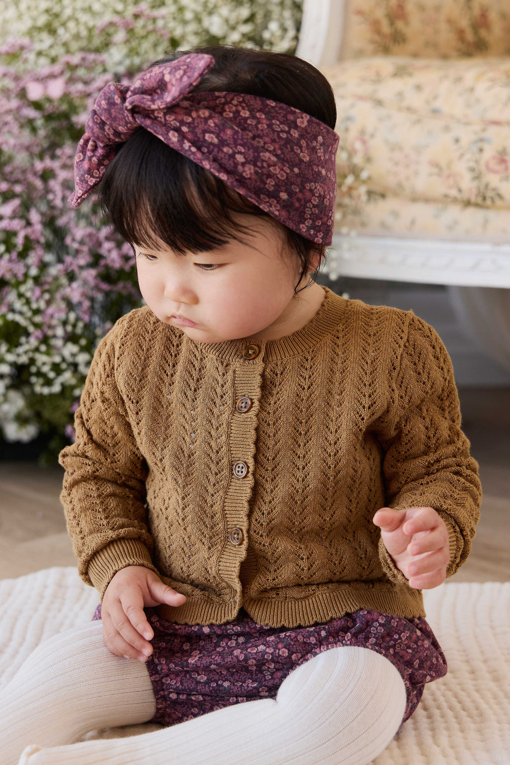 Knitted Cardigan - Antique Bronze