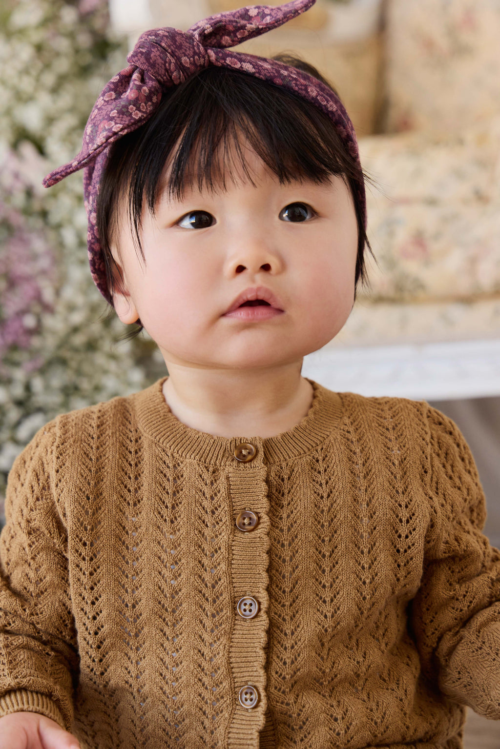Knitted Cardigan - Antique Bronze