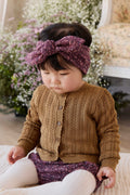 Knitted Cardigan - Antique Bronze