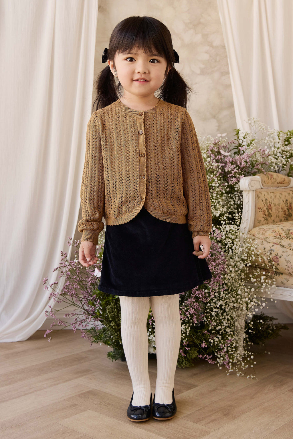 Knitted Cardigan - Antique Bronze