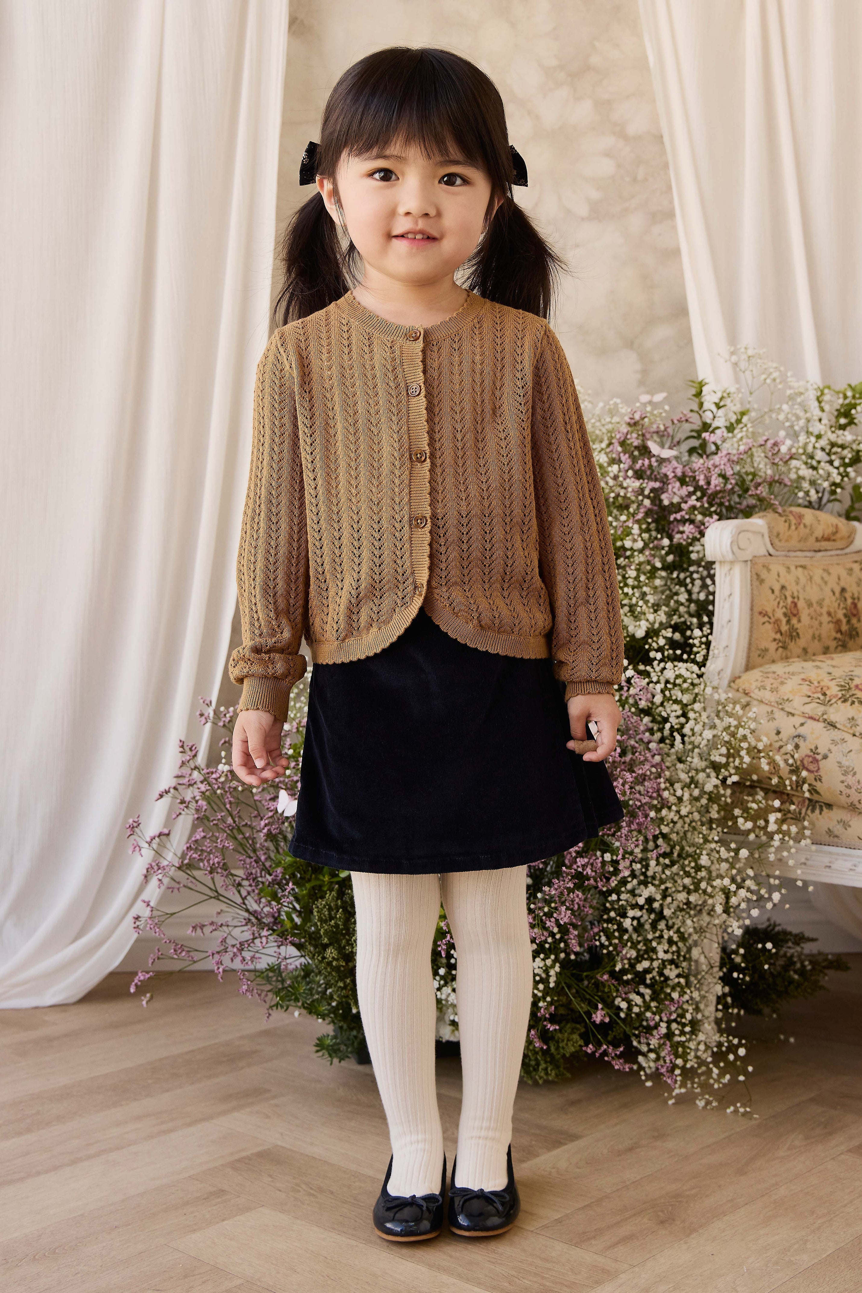 Knitted Cardigan - Antique Bronze