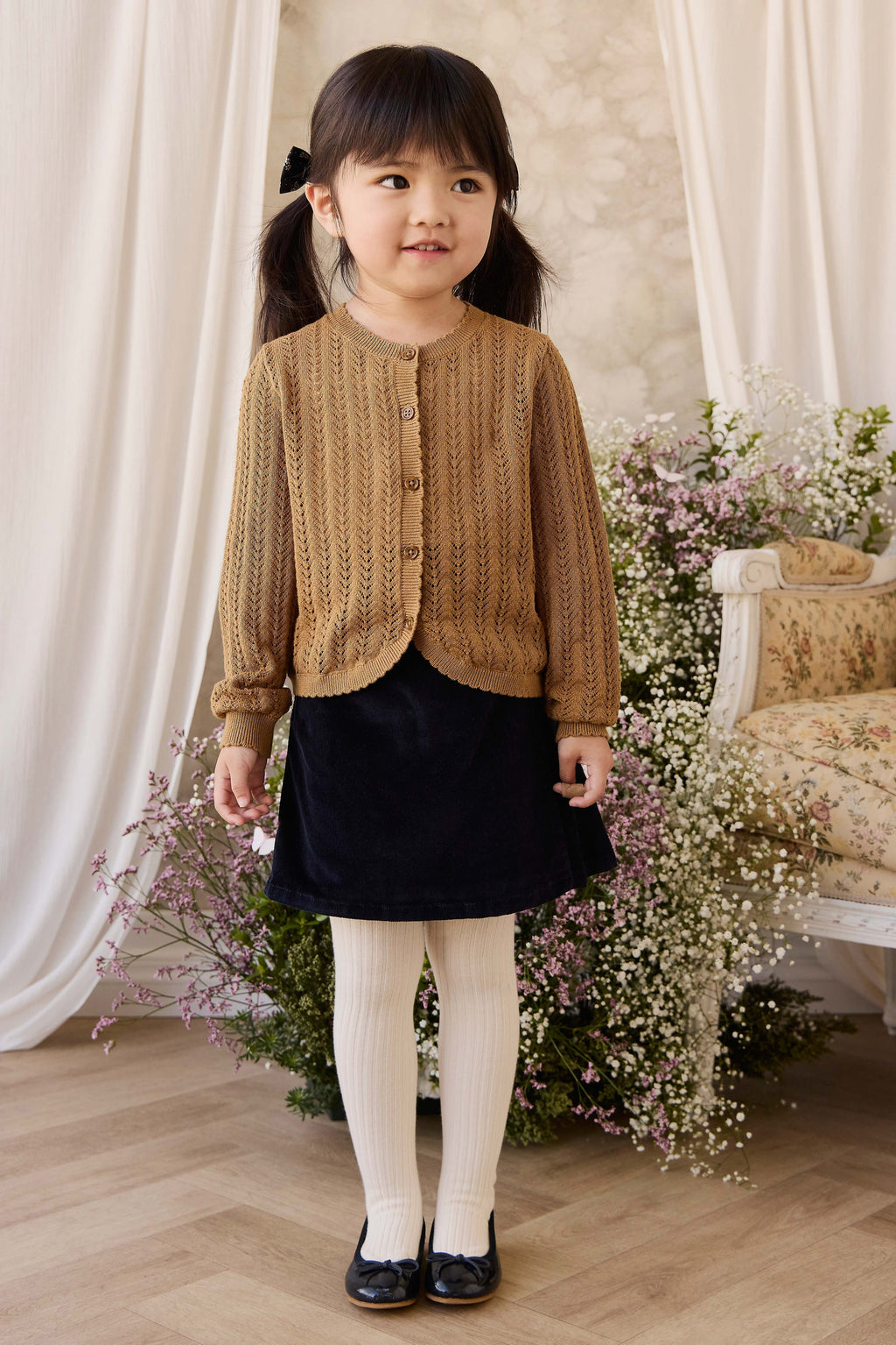 Knitted Cardigan - Antique Bronze