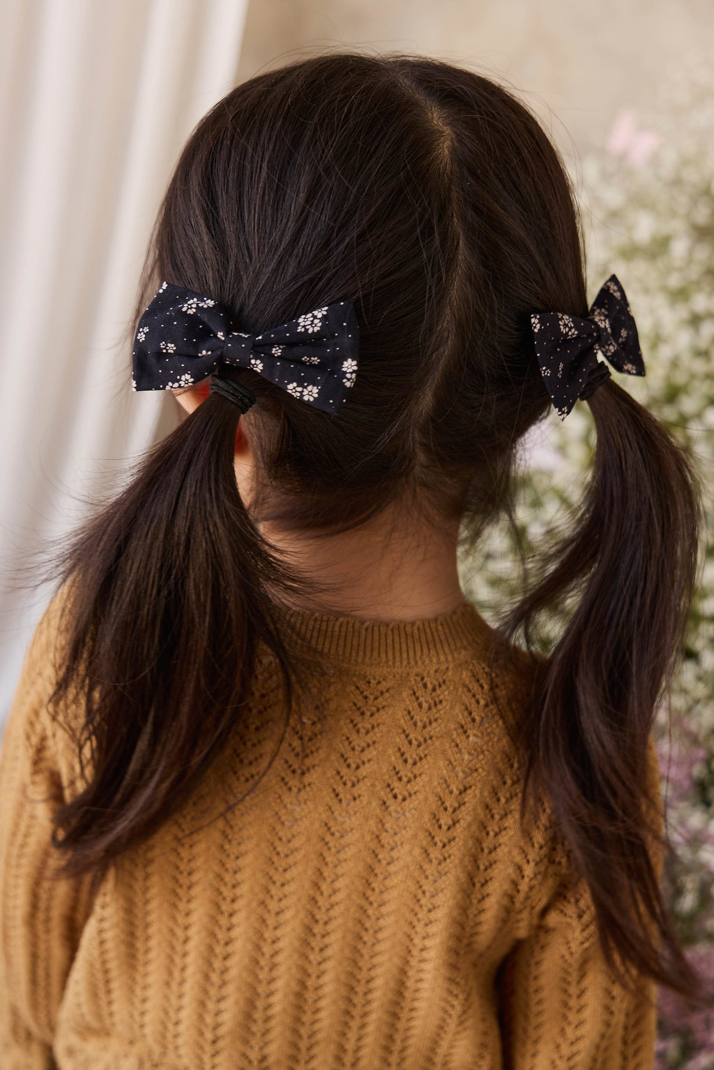Organic Cotton Bow - Maisie Navy