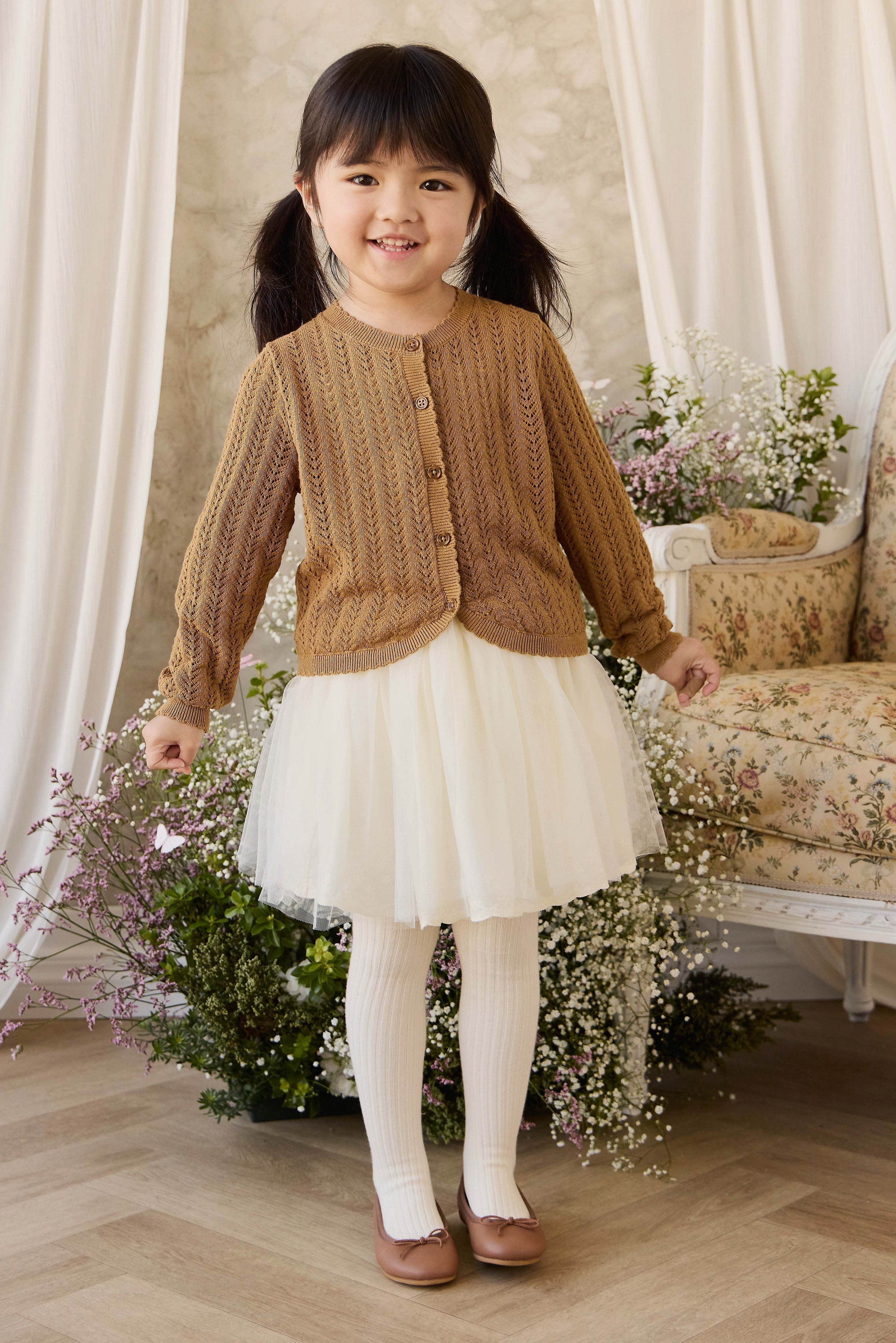 Knitted Cardigan - Antique Bronze
