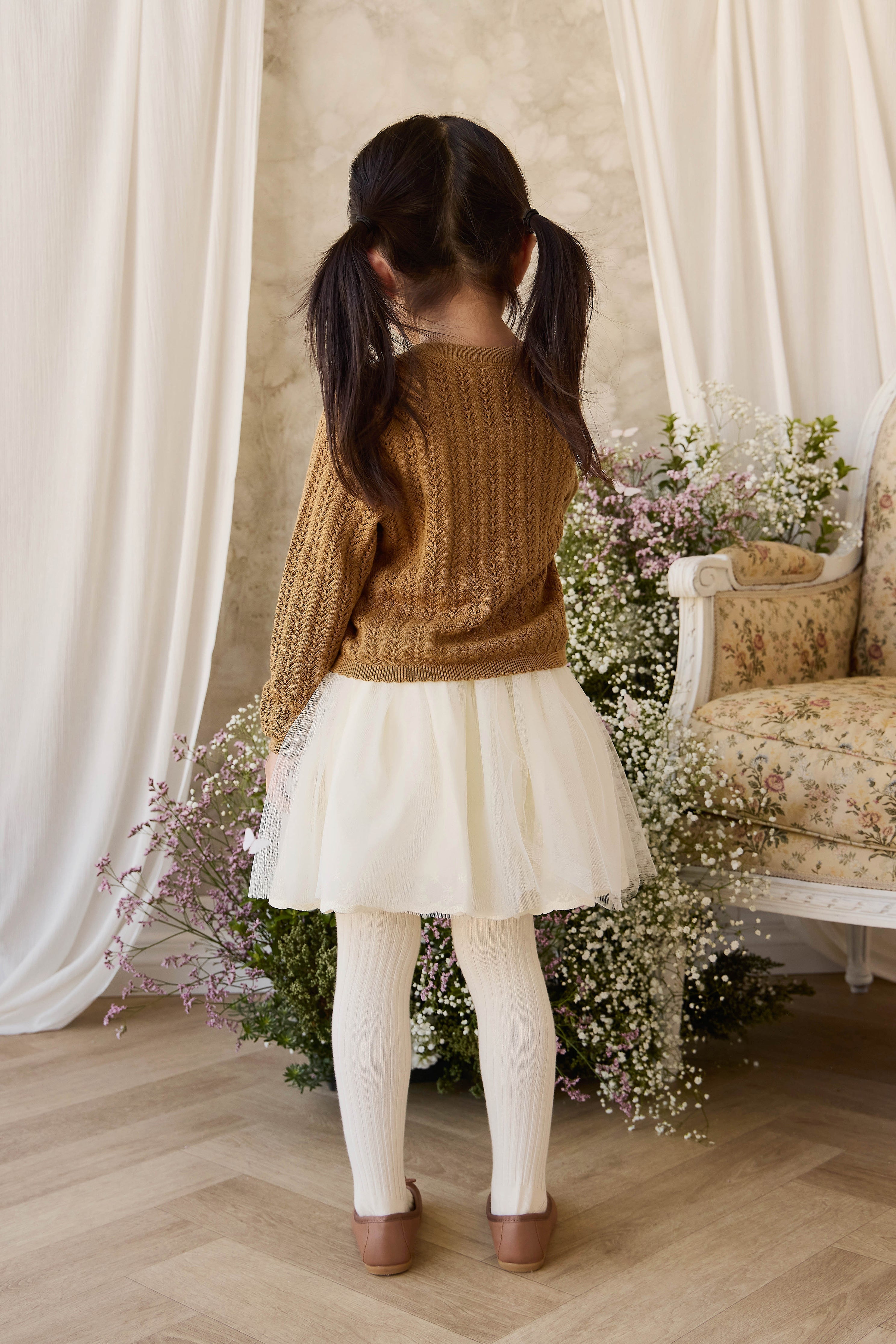 Knitted Cardigan - Antique Bronze