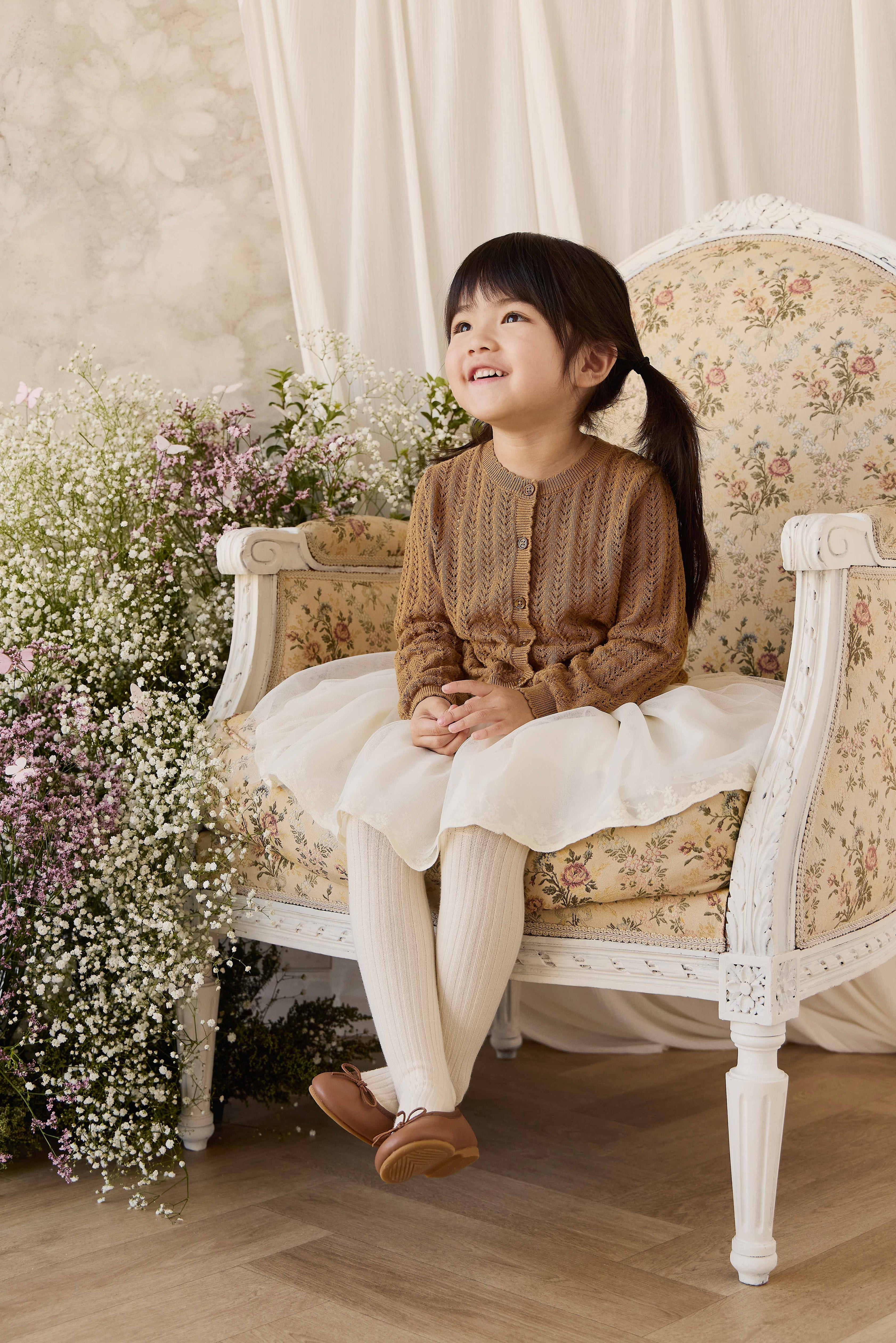Knitted Cardigan - Antique Bronze