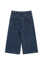 Pantalon en jean droit classique intemporel en coton avec poches fonctionnelles pour filles de 1 à 14 ans