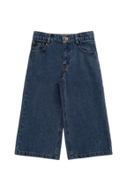 Pantalon en jean droit classique intemporel en coton avec poches fonctionnelles pour filles de 1 à 14 ans