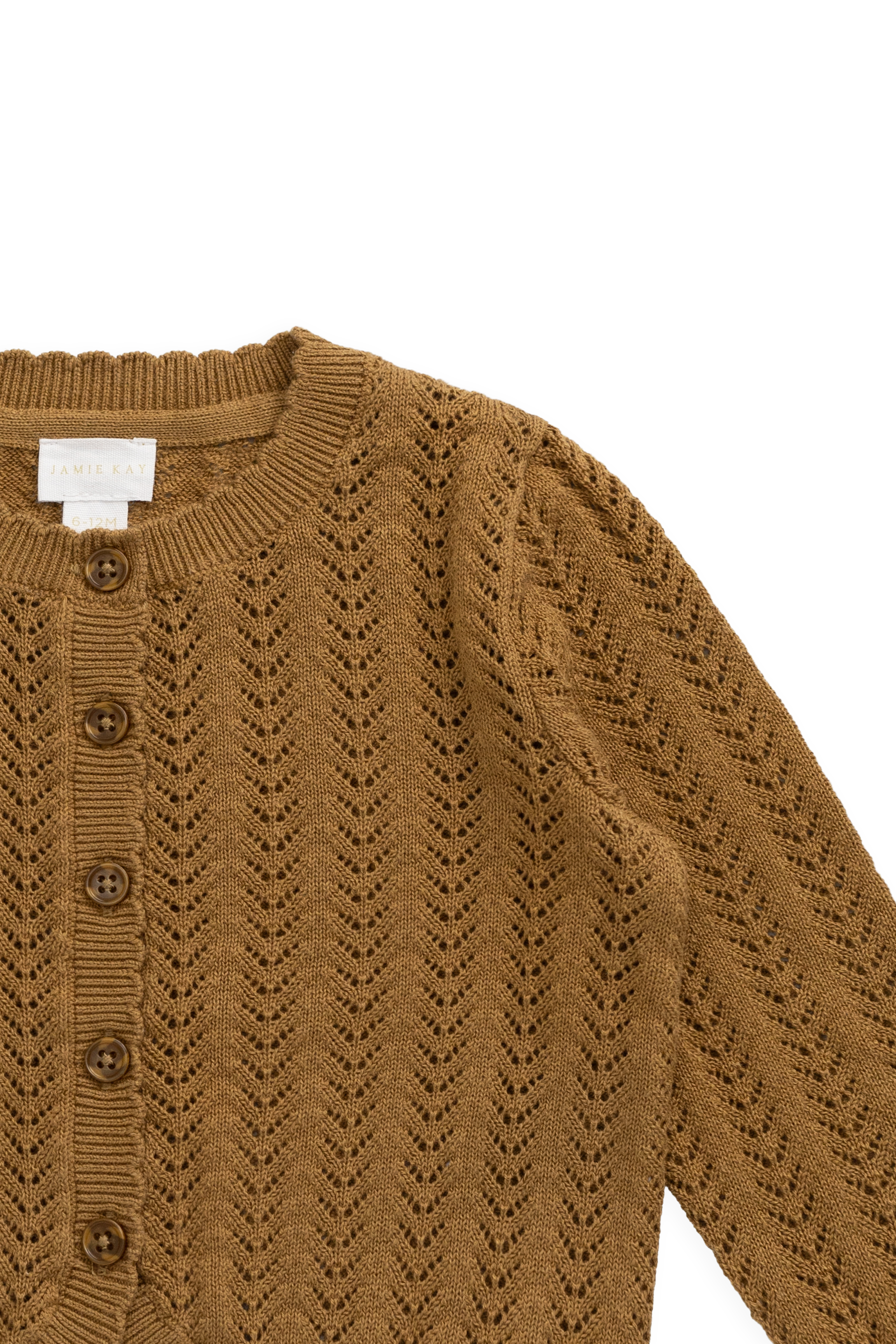 Knitted Cardigan - Antique Bronze