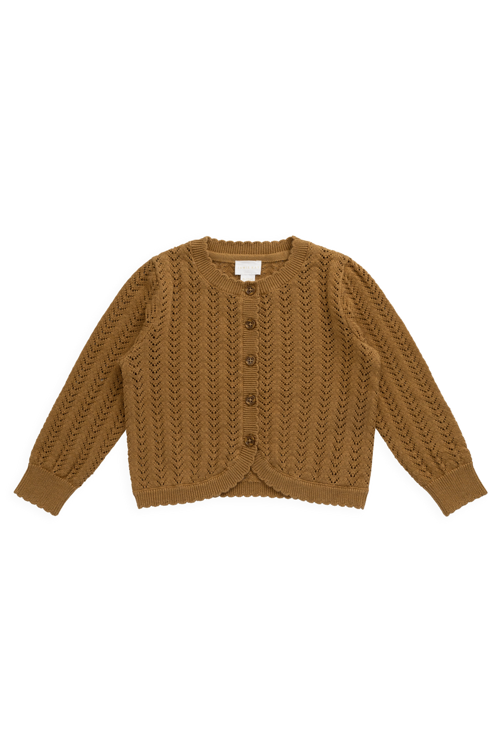 Knitted Cardigan - Antique Bronze