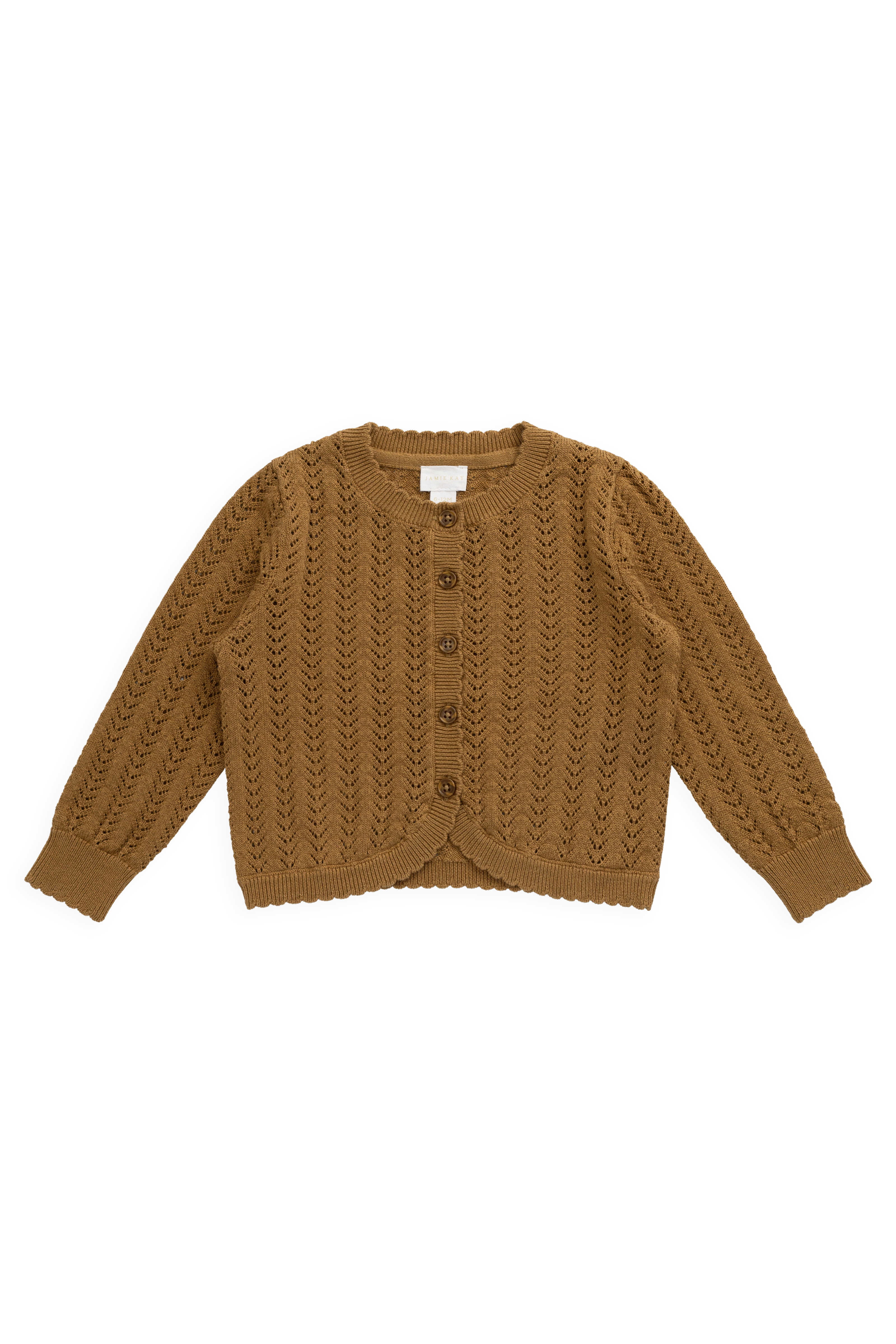 Knitted Cardigan - Antique Bronze