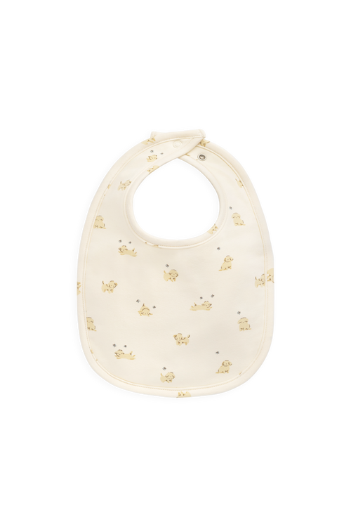 Organic Cotton Bib - Playful Honey