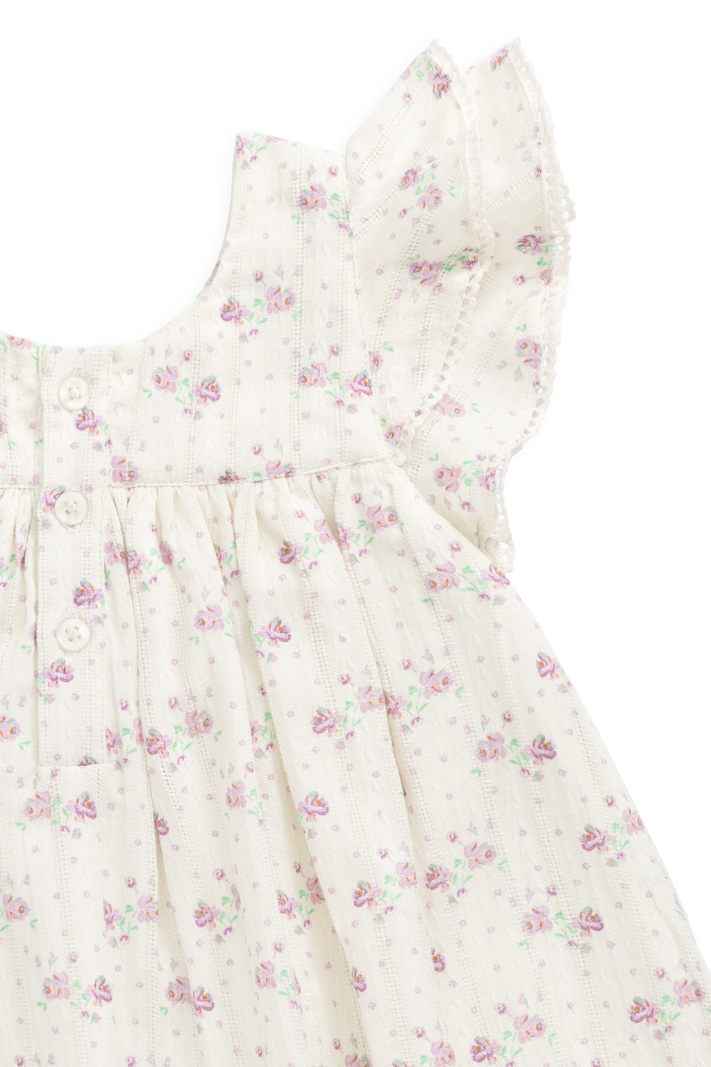 Organic Cotton Dress - Lilac