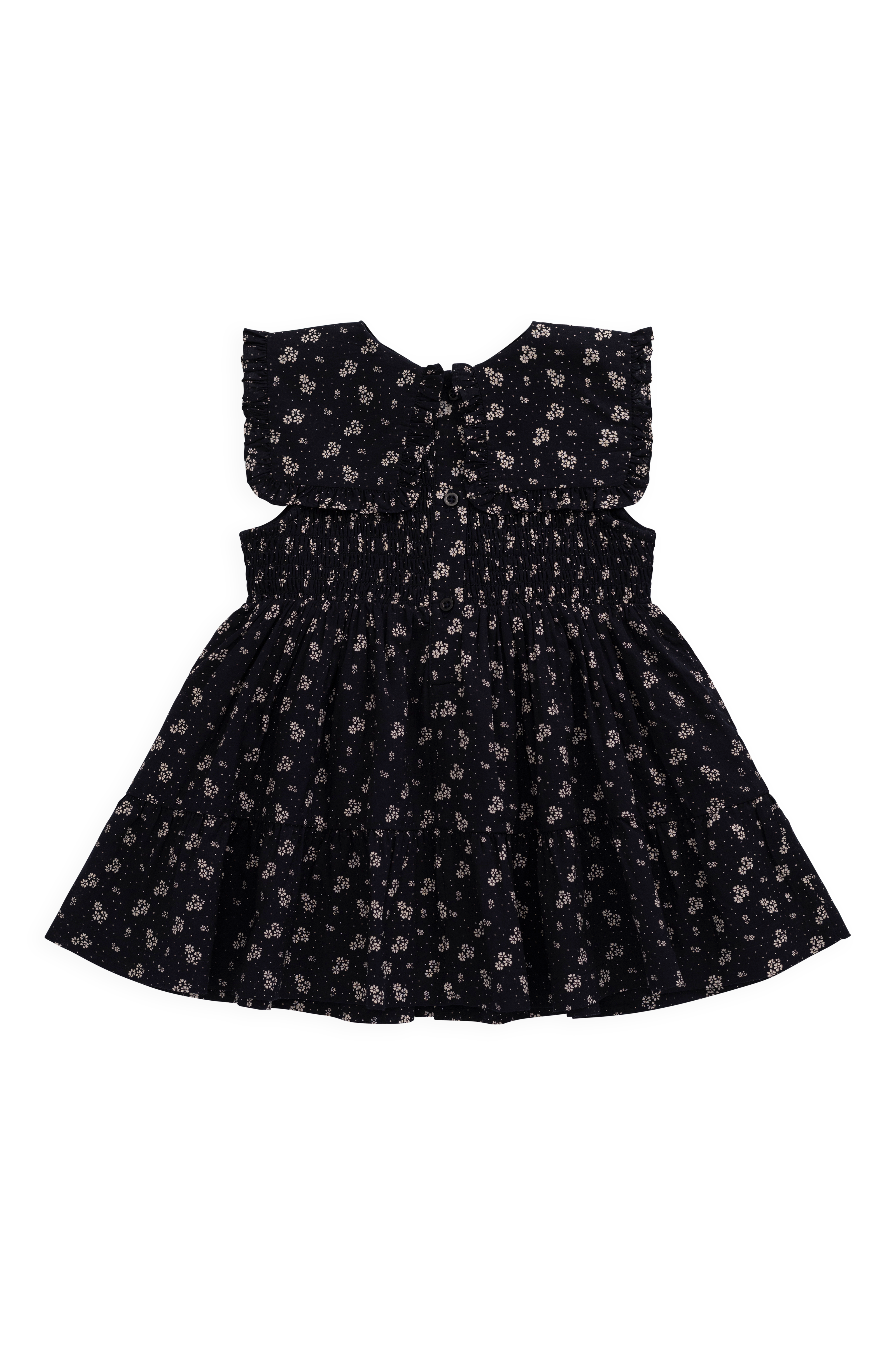 Organic Cotton Dress - Navy