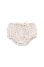 Bloomer Bébé en Coton Biologique « Classic Posy Milk Floral » avec Taille et Chevilles Élastiquées pour Filles Naissance–2 Ans