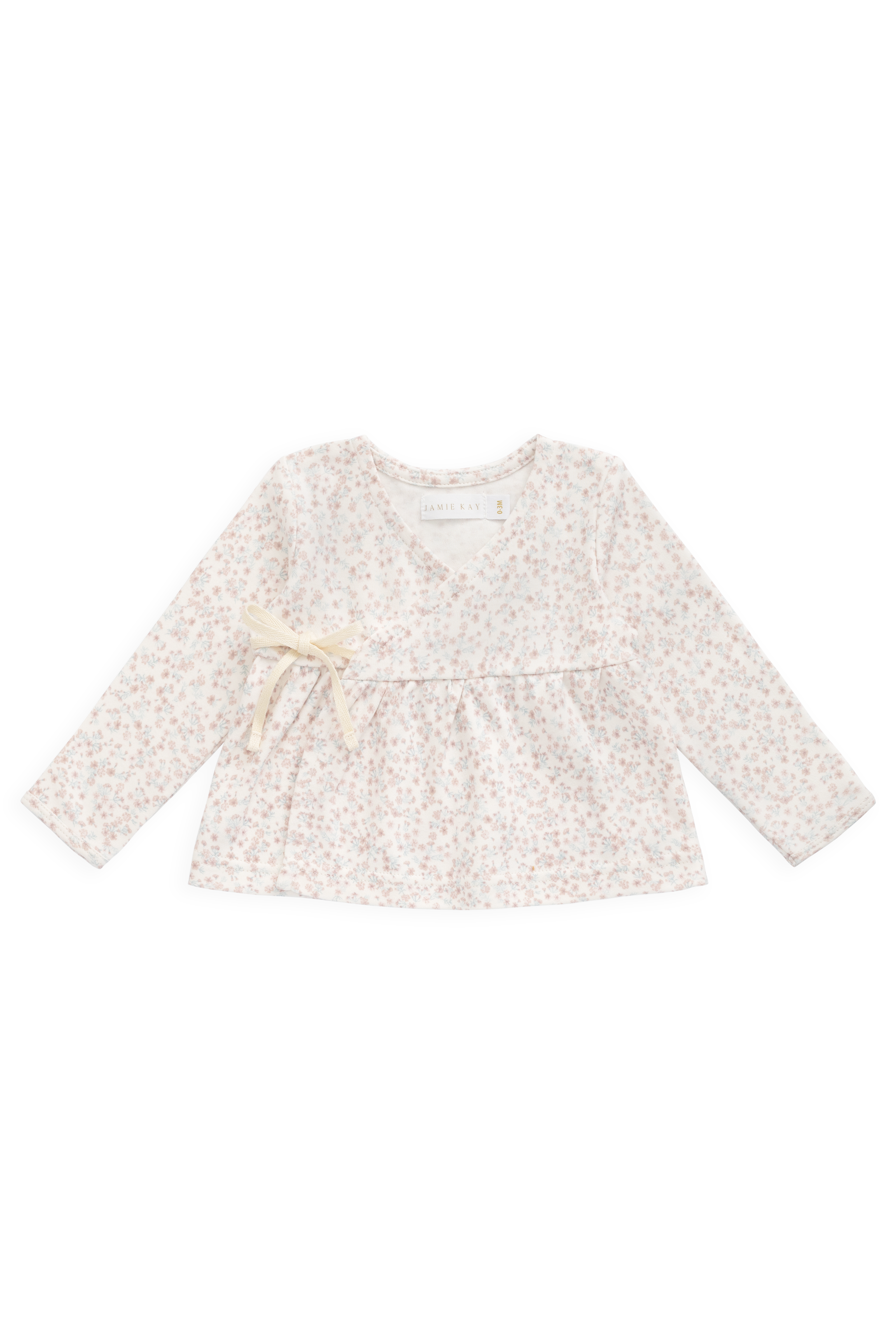 Organic Cotton Wrap Top