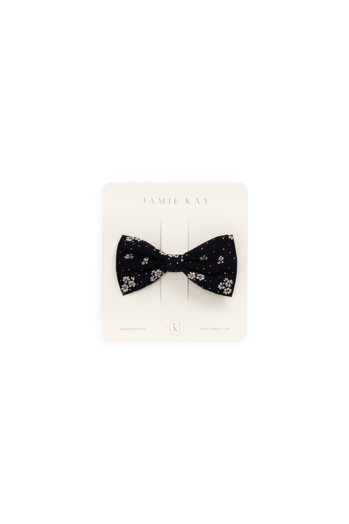 Nœud en coton biologique - Maisie Navy