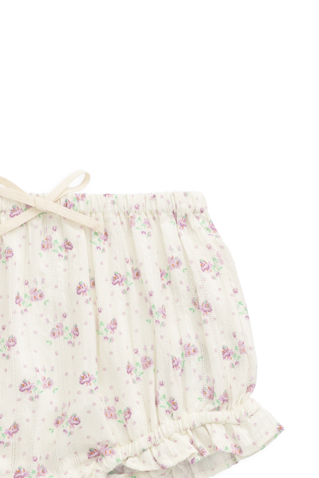 Organic Cotton Frill Bloomer - Lilac