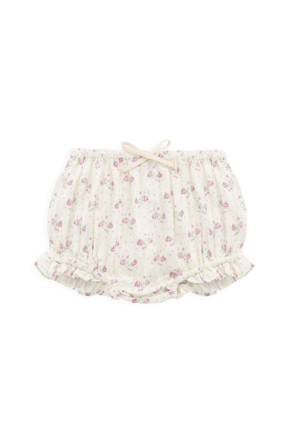 Organic Cotton Frill Bloomer - Lilac