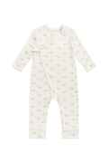 Organic Cotton Pointelle Onepiece - Blue