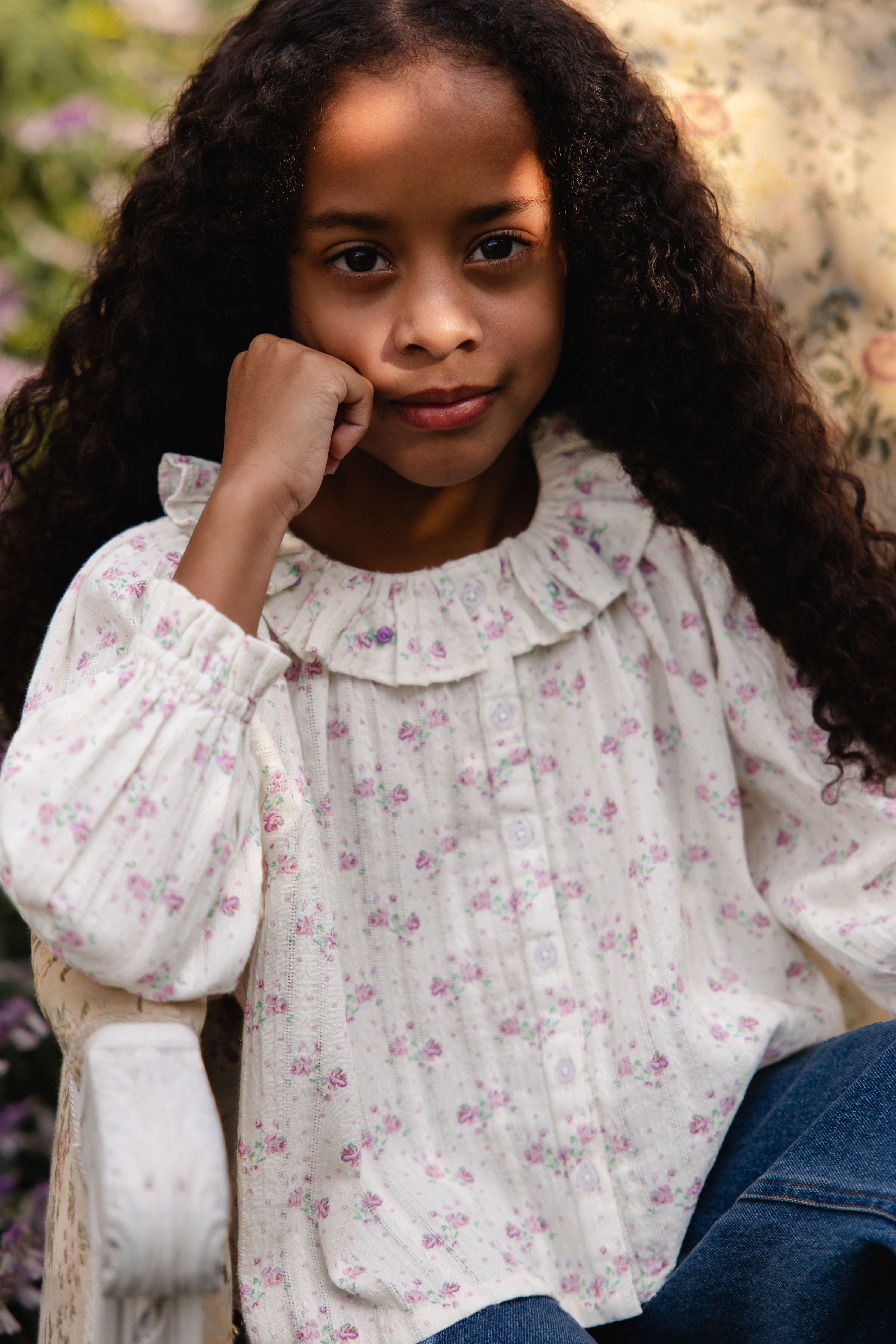 Organic Cotton Top - Lilac