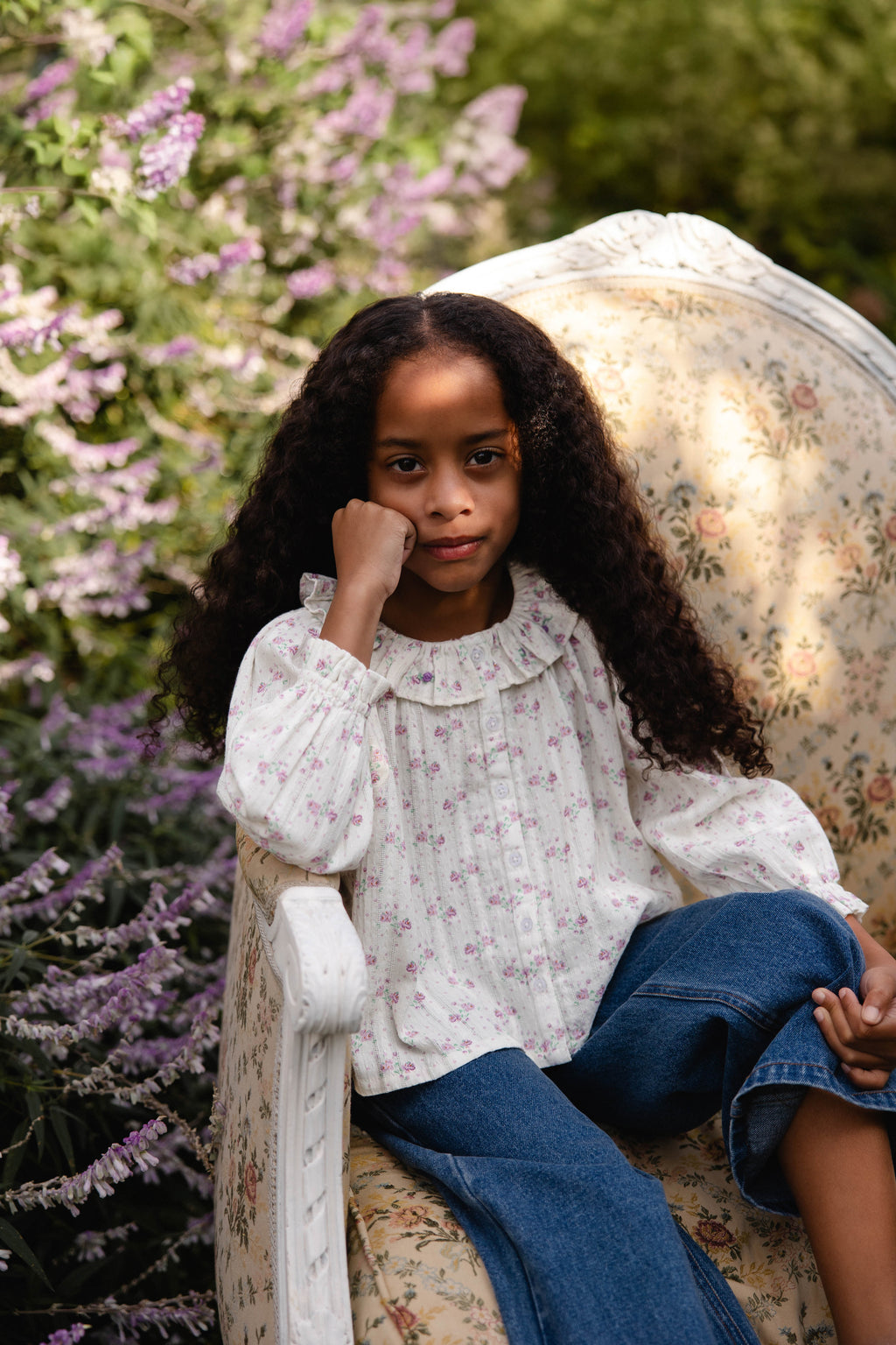 Organic Cotton Top - Lilac
