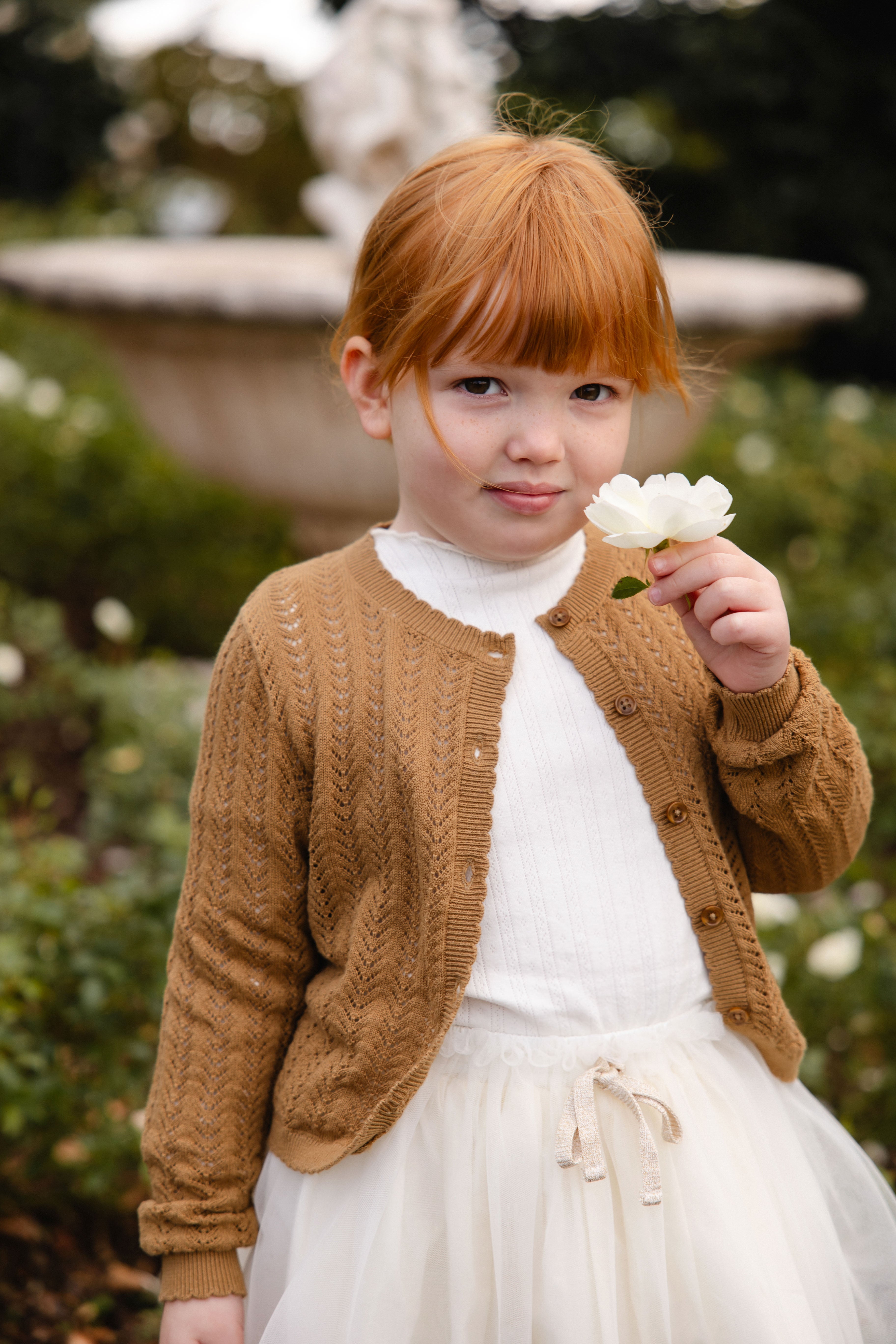 Knitted Cardigan - Antique Bronze