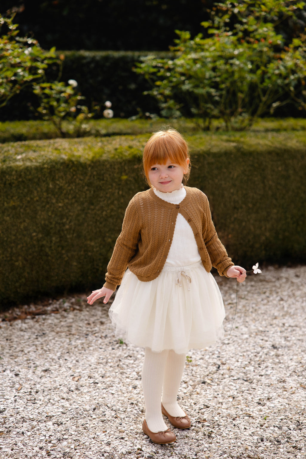 Knitted Cardigan - Antique Bronze