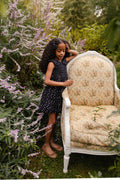 Organic Cotton Dress - Navy