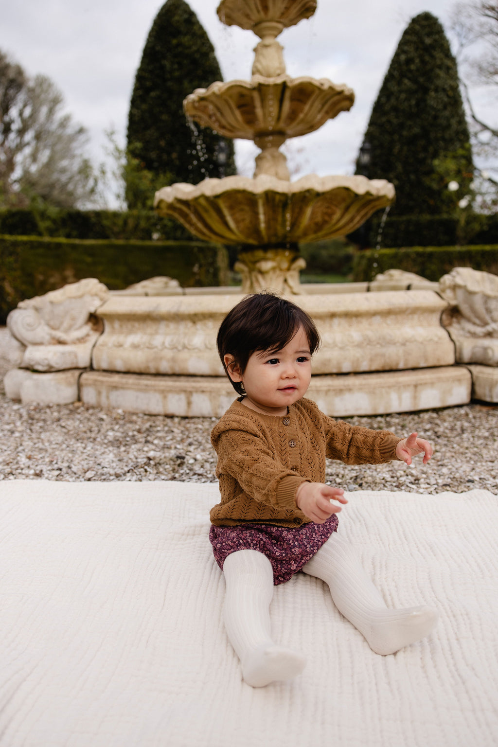 Knitted Cardigan - Antique Bronze