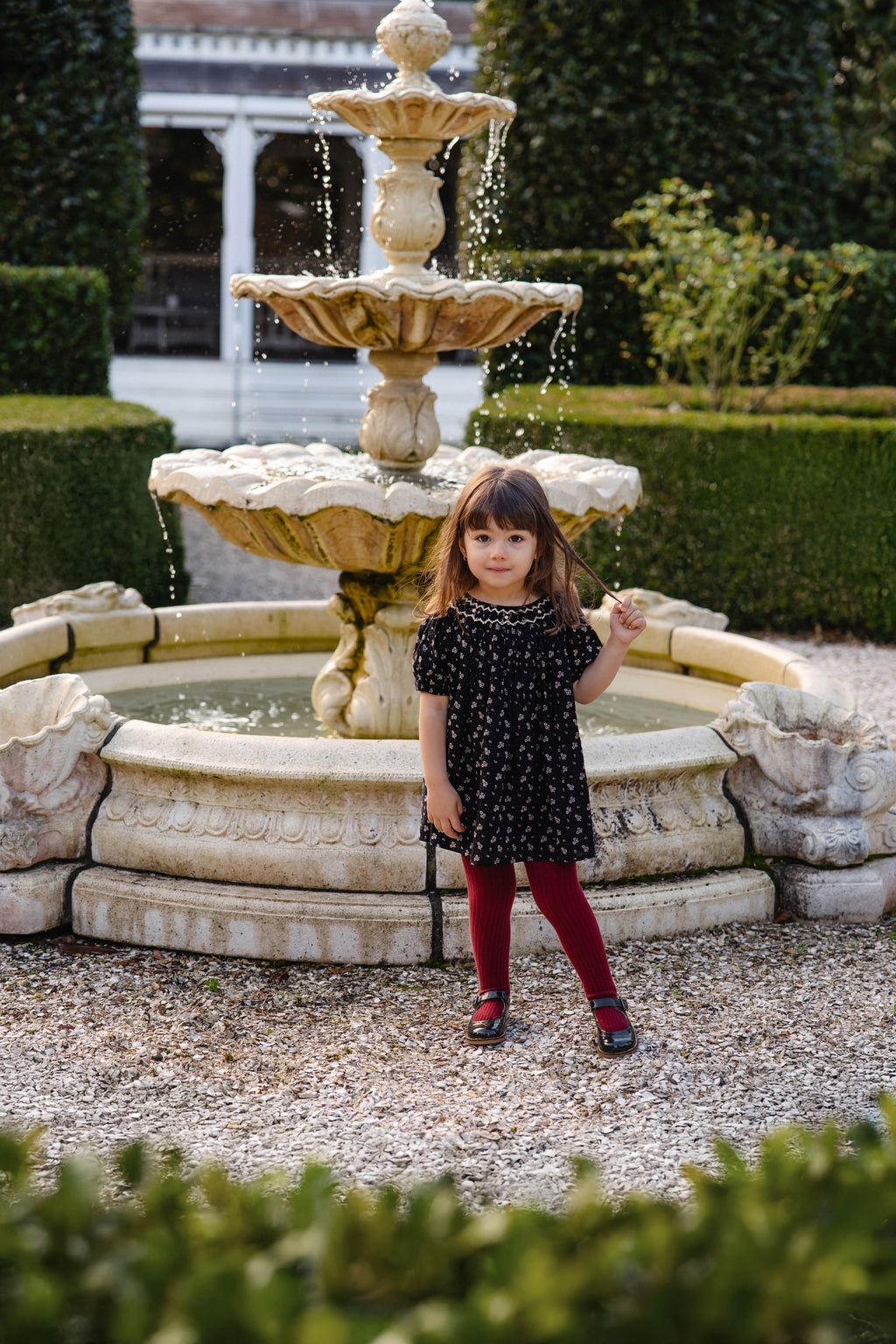 Organic Cotton Dress - Maisie Navy