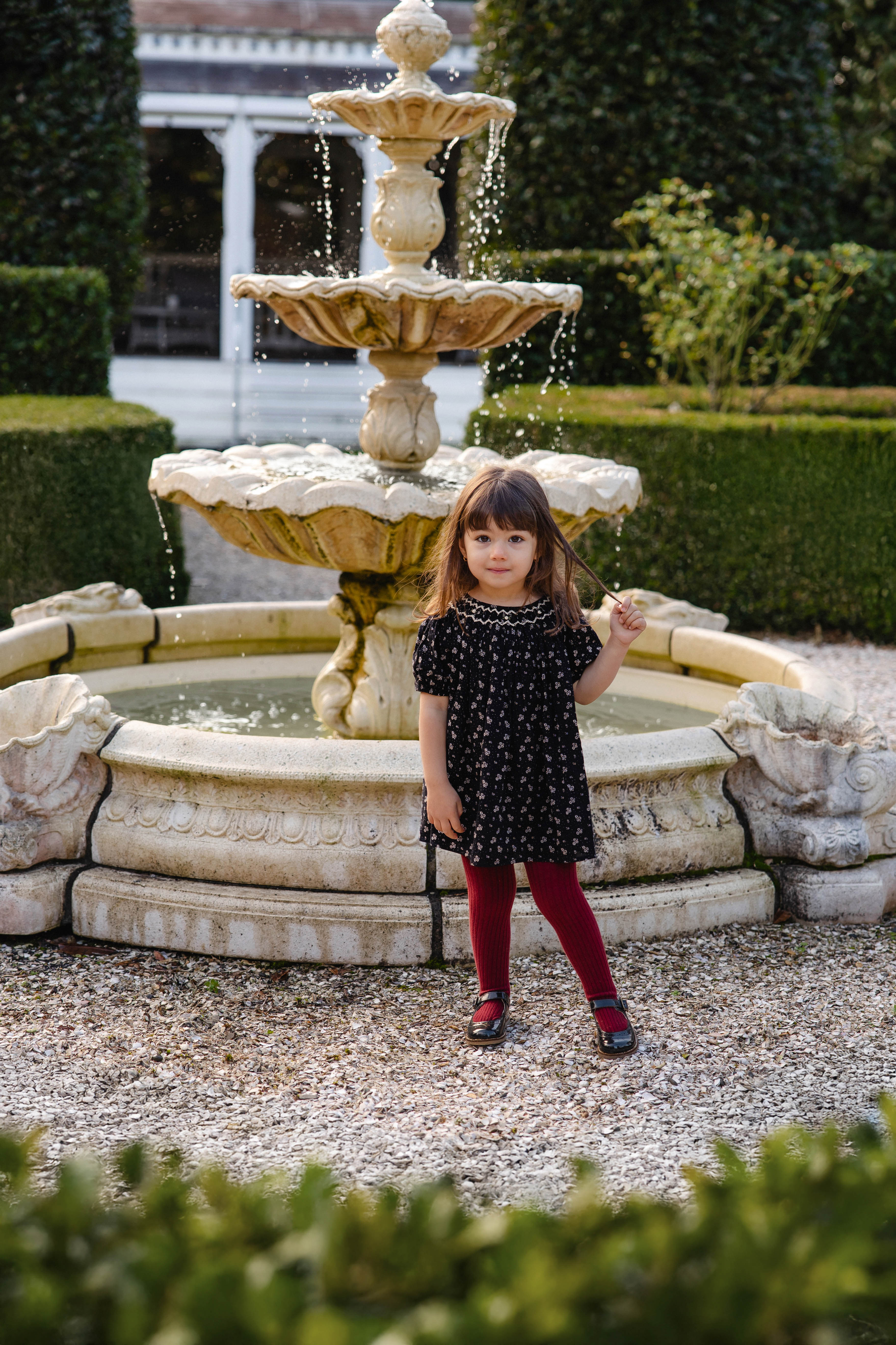 Organic Cotton Dress - Maisie Navy