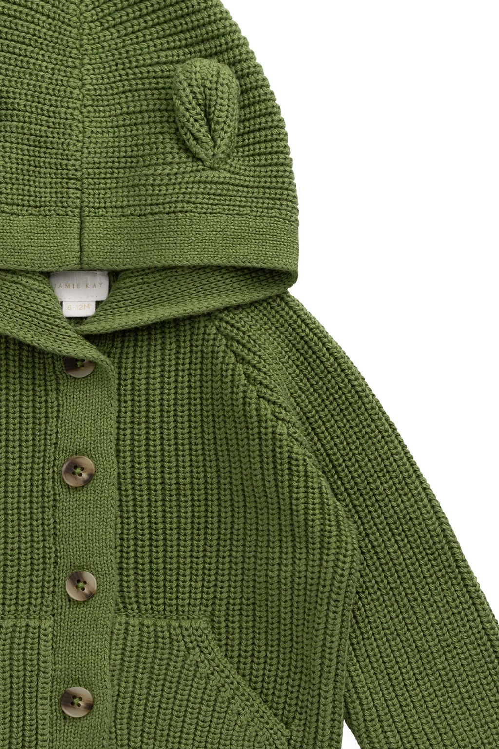Bear Cardigan - Matcha